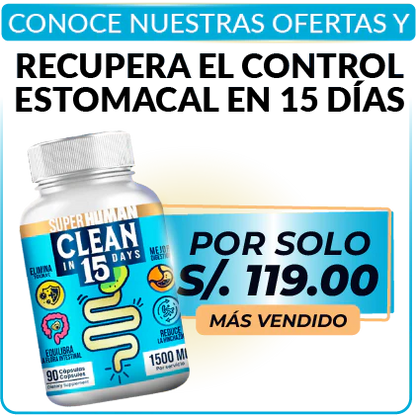 Clean15™ Limpieza Completa Estomacal en 15 días - SuperHuman™ PG